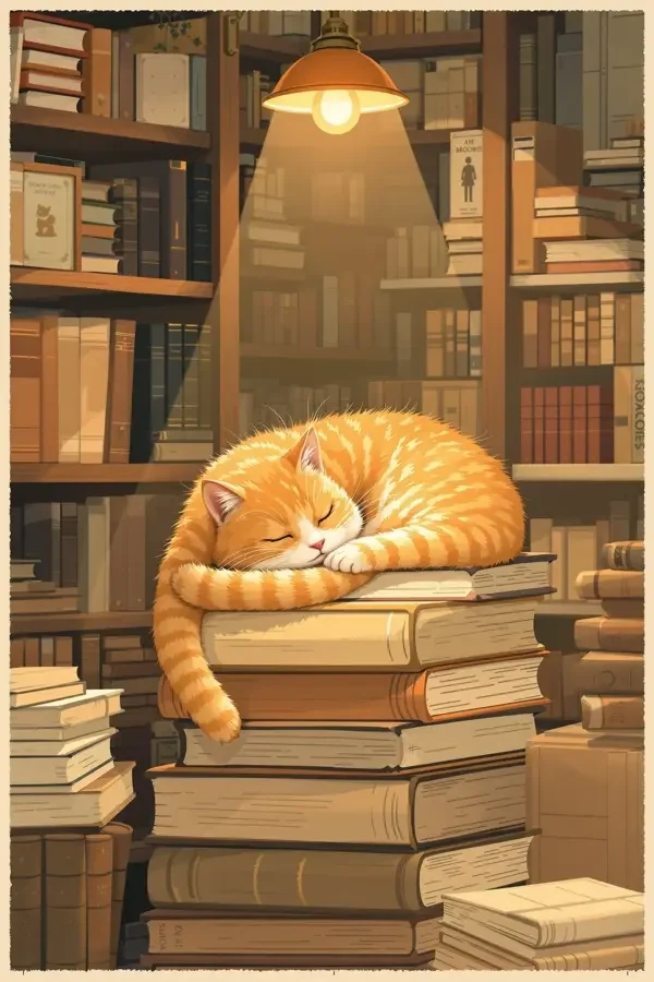 猫与旧书